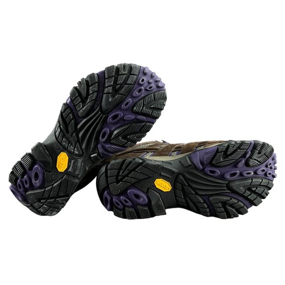Merrell Moab 2 Mid Top Ventilation Braken Purple Hiking Boots Women's Size 6.5 - Picture 9 of 11